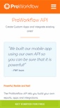 Mobile Screenshot of api.proworkflow.com